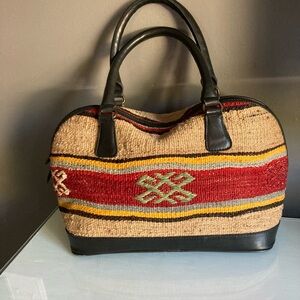 Woven Wool & Leather The Loom Alaska Shoulder Bag